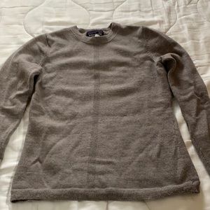Patagonia gray wool sweater